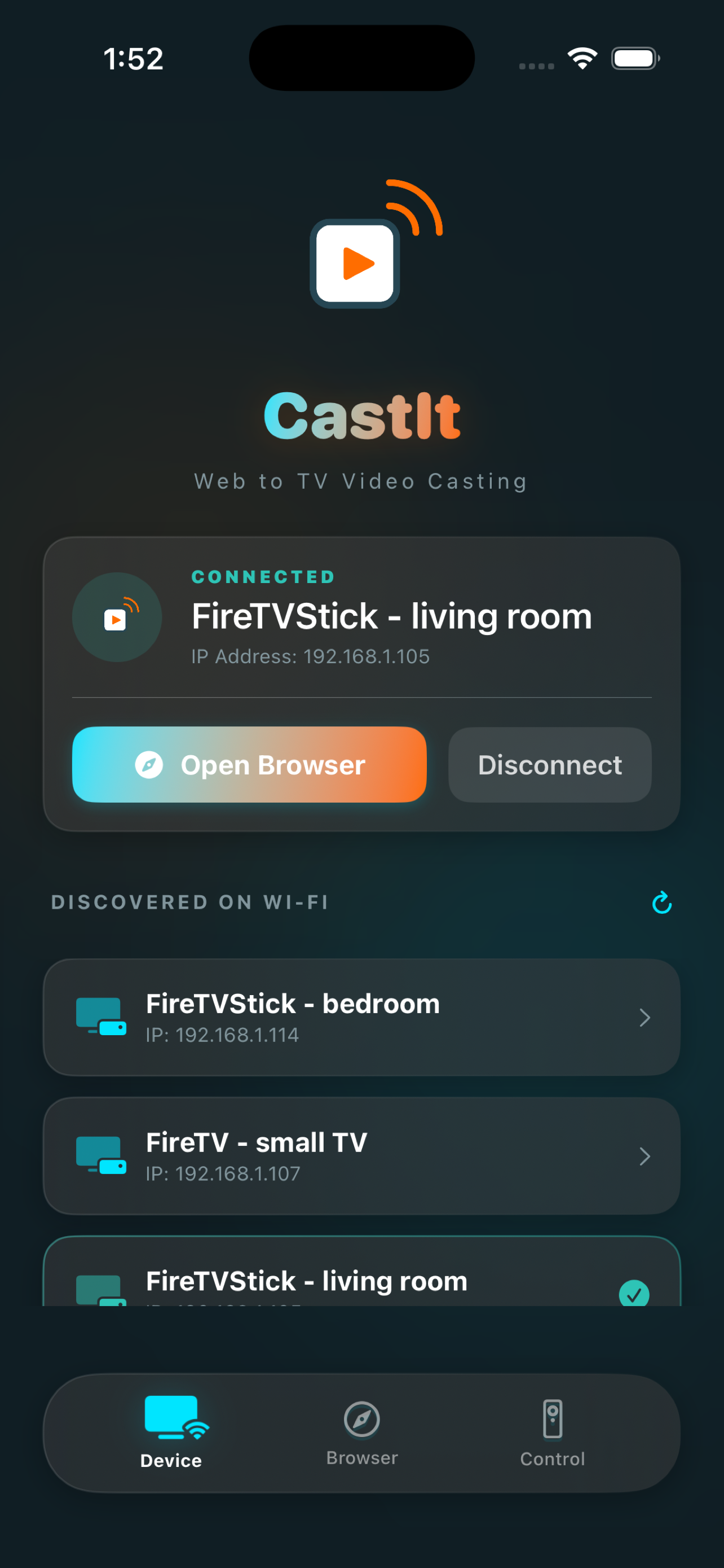 Instant Device Discovery Screenshot
