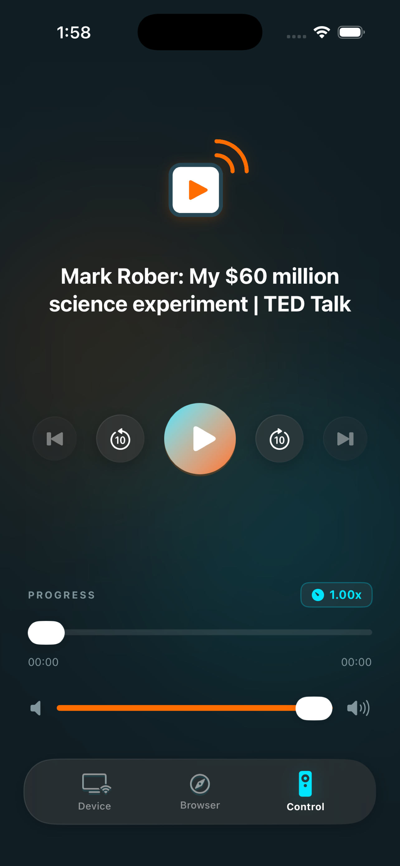 Remote Control Screenshot